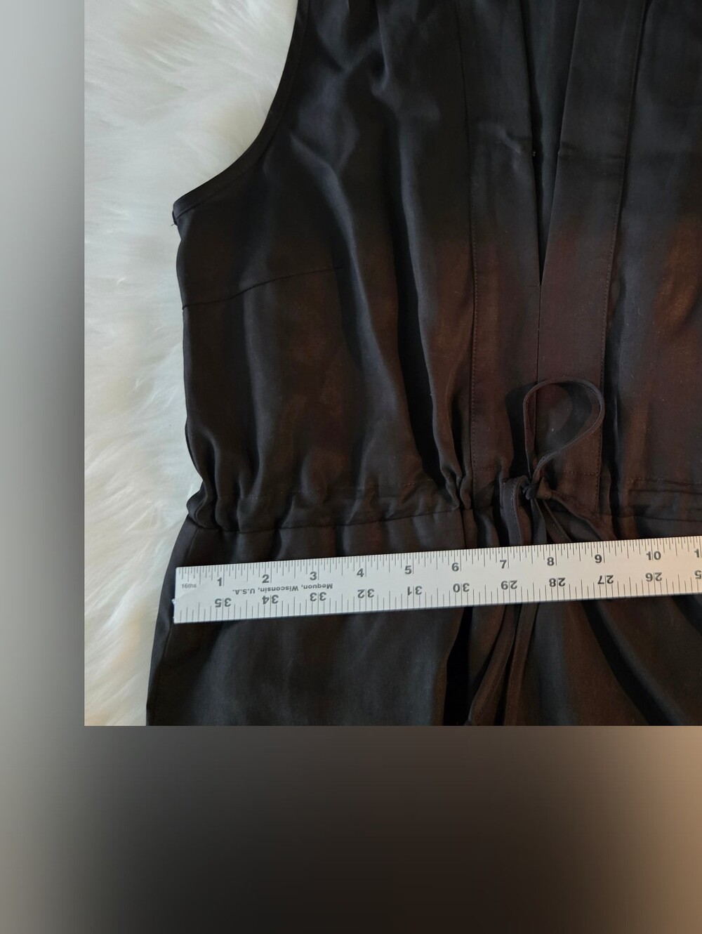 Emerson Fry black sleeveless tencel dress size 4 - Picture 6 of 10
